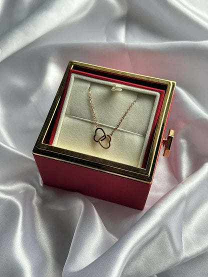 Original Preserved Rose Box & Premium Necklace